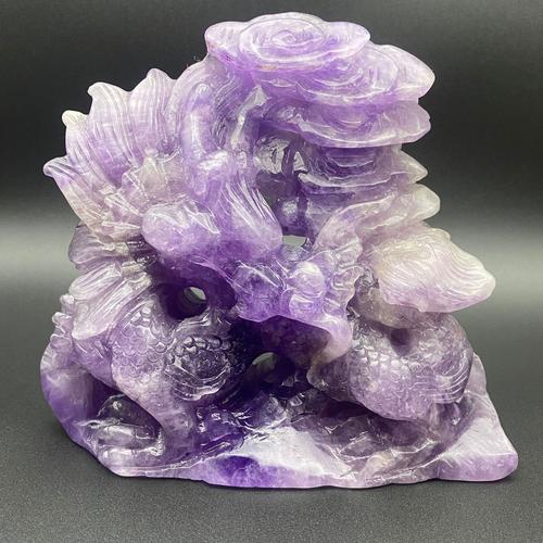 紫龙插花芯：全新高品质水晶工艺品，独特设计，璀璨夺目