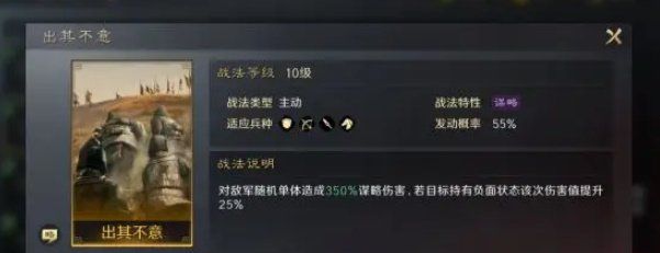 《三国谋定天下》自选战法推荐