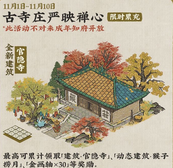 江南百景图古寺庄严映禅心活动怎么玩-古寺庄严映禅心活动内容及玩法介绍