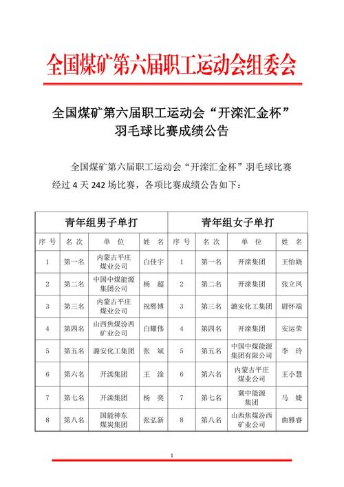 关于决战羽毛球赛事的战绩与荣誉览
