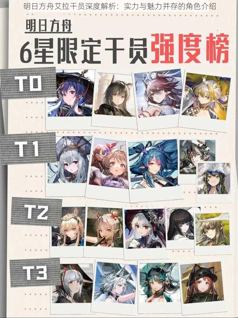 明日方舟艾拉干员深度解析：实力与魅力并存的角色介绍
