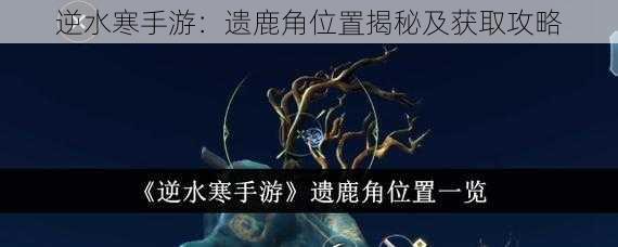 逆水寒手游：遗鹿角位置揭秘及获取攻略
