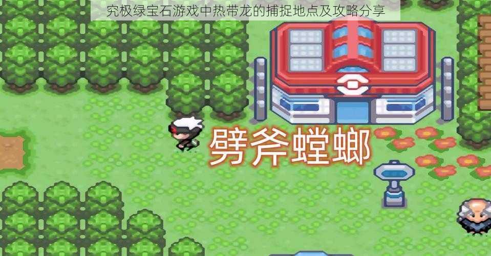 究极绿宝石游戏中热带龙的捕捉地点及攻略分享