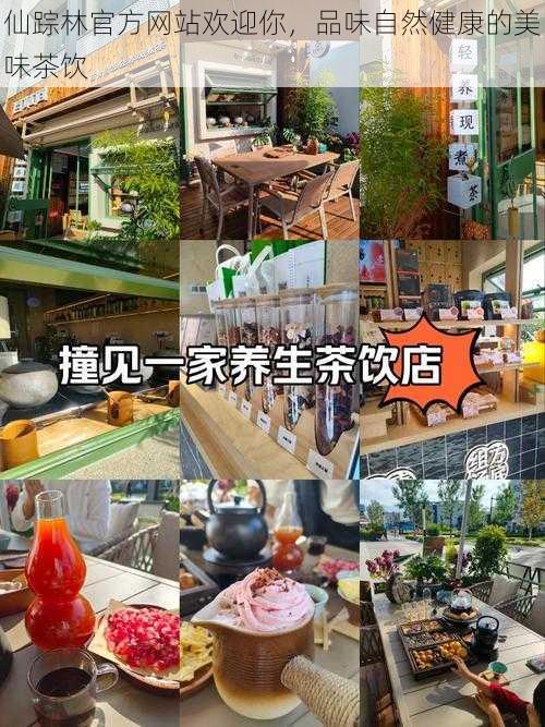 仙踪林官方网站欢迎你，品味自然健康的美味茶饮