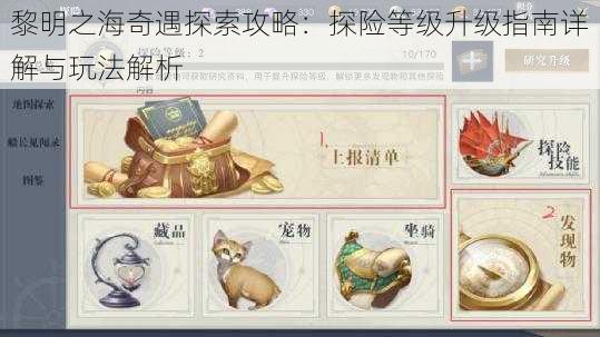 黎明之海奇遇探索攻略：探险等级升级指南详解与玩法解析