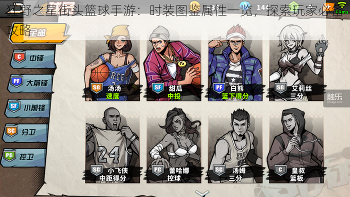 狂野之星街头篮球手游：时装图鉴属性一览，探索玩家必备攻略