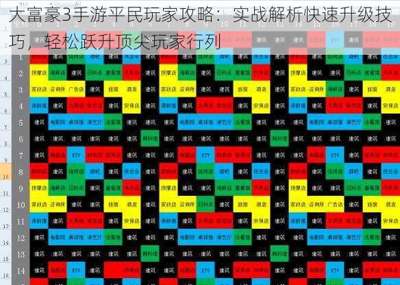 大富豪3手游平民玩家攻略：实战解析快速升级技巧，轻松跃升顶尖玩家行列