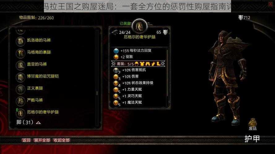 阿玛拉王国之购屋迷局：一套全方位的惩罚性购屋指南详解