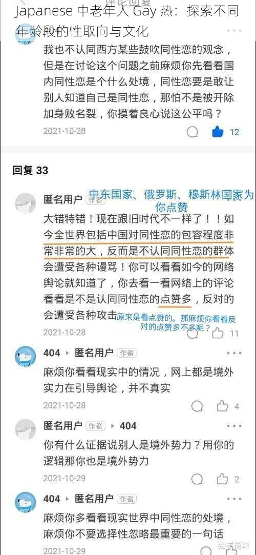 Japanese 中老年人 Gay 热：探索不同年龄段的性取向与文化