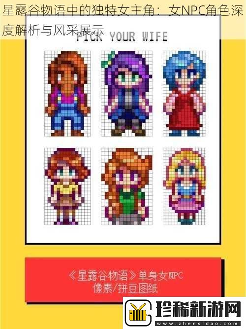 星露谷物语中的独特女主角