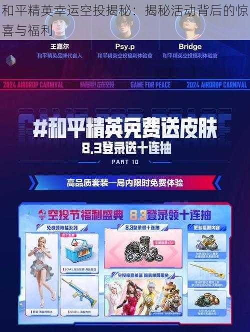 和平精英幸运空投揭秘:揭秘活动背后的惊喜与福利