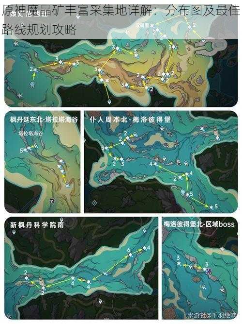 原神魔晶矿丰富采集地详解:分布图及最佳路线规划攻略