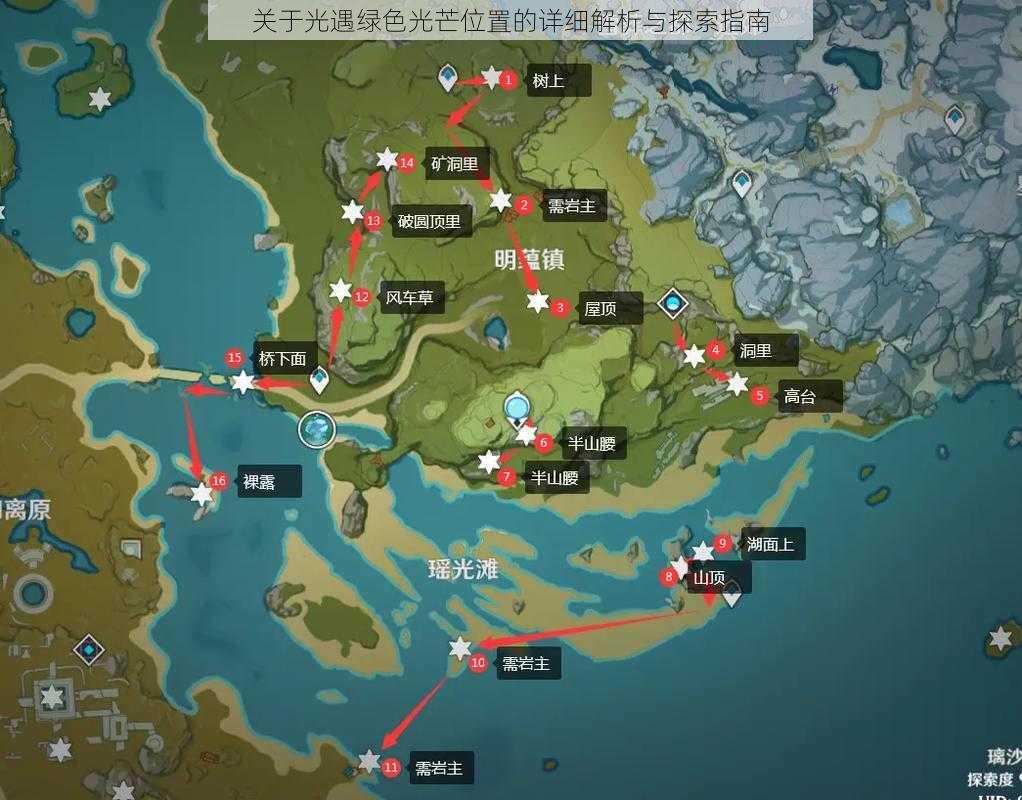 关于光遇绿色光芒位置的详细解析与探索指南