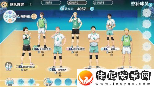 排球少年新的征程新手阵容怎么搭配