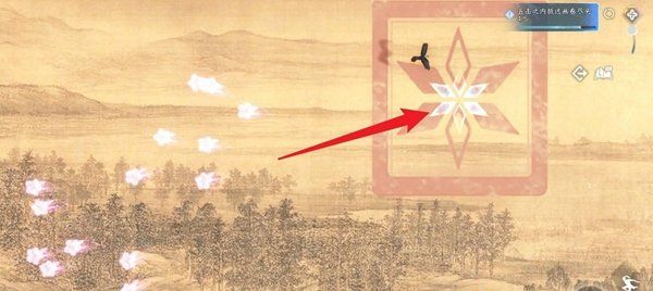《逆水寒手游》墙上的画解密方法