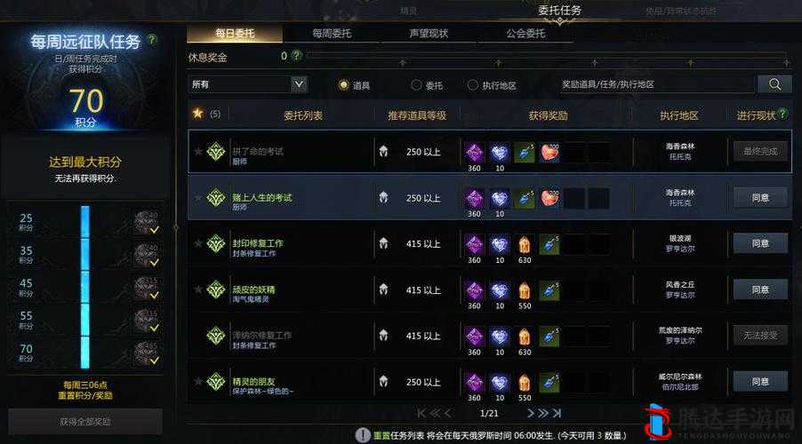 失落的方舟委托任务解锁指南