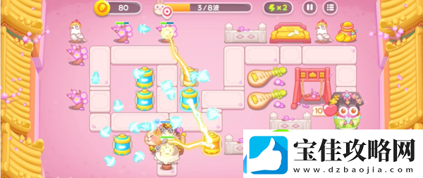 保卫萝卜4秋妃传第88关怎么过