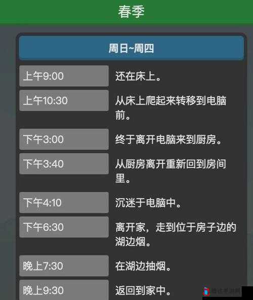 星露谷物语雷欧行程是什么,行程内容详细介绍