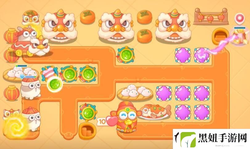 保卫萝卜4福神大作战第10关怎么通关