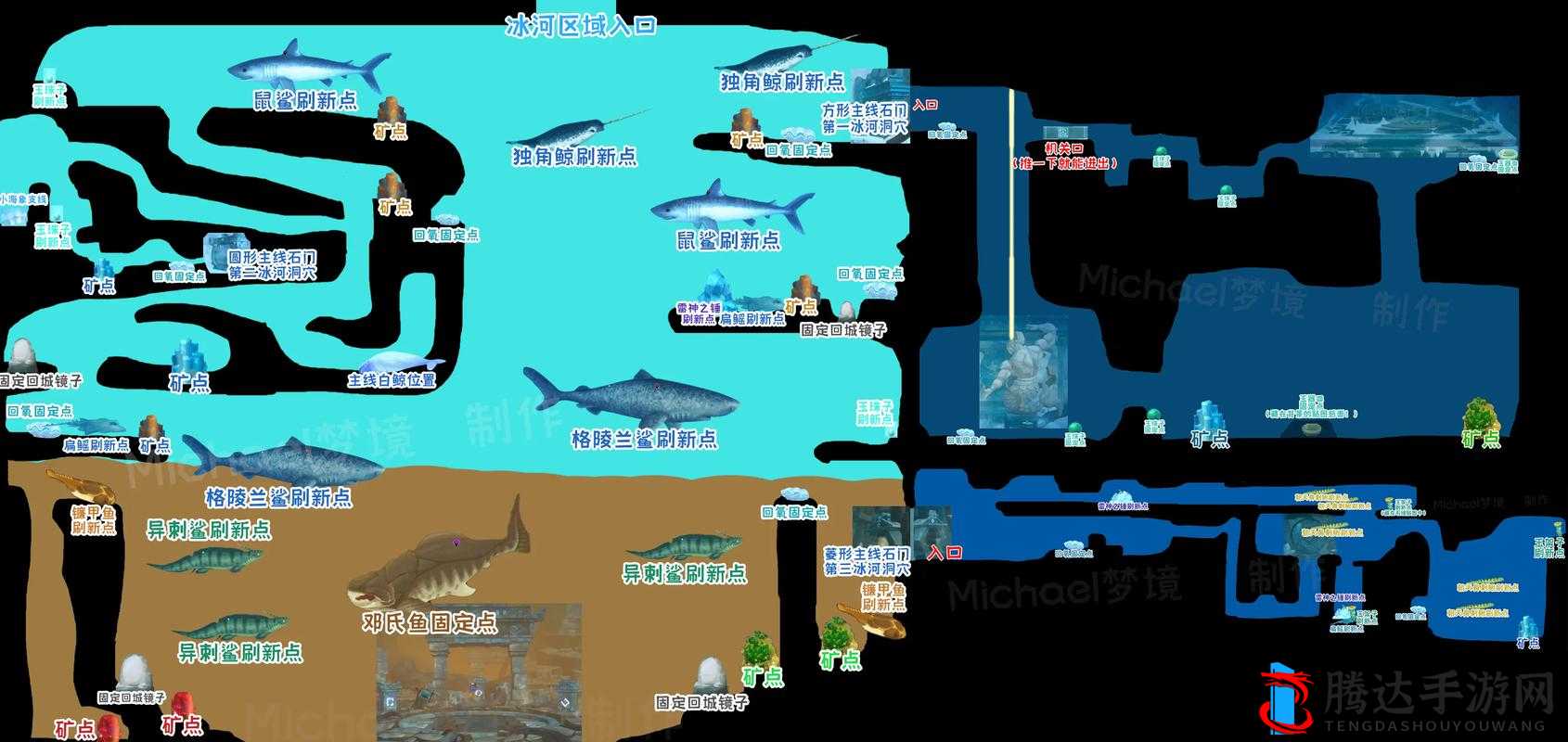 潜水员戴夫,海带位置全解析