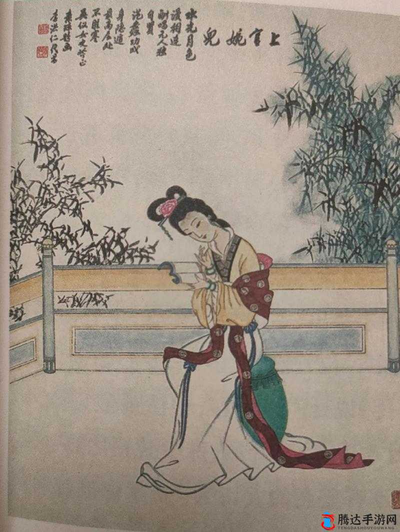上官婉儿用笔自谓：才情与命运交织的传奇画卷