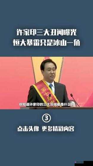 许家印玩白册册：恒大危机的冰山一角？