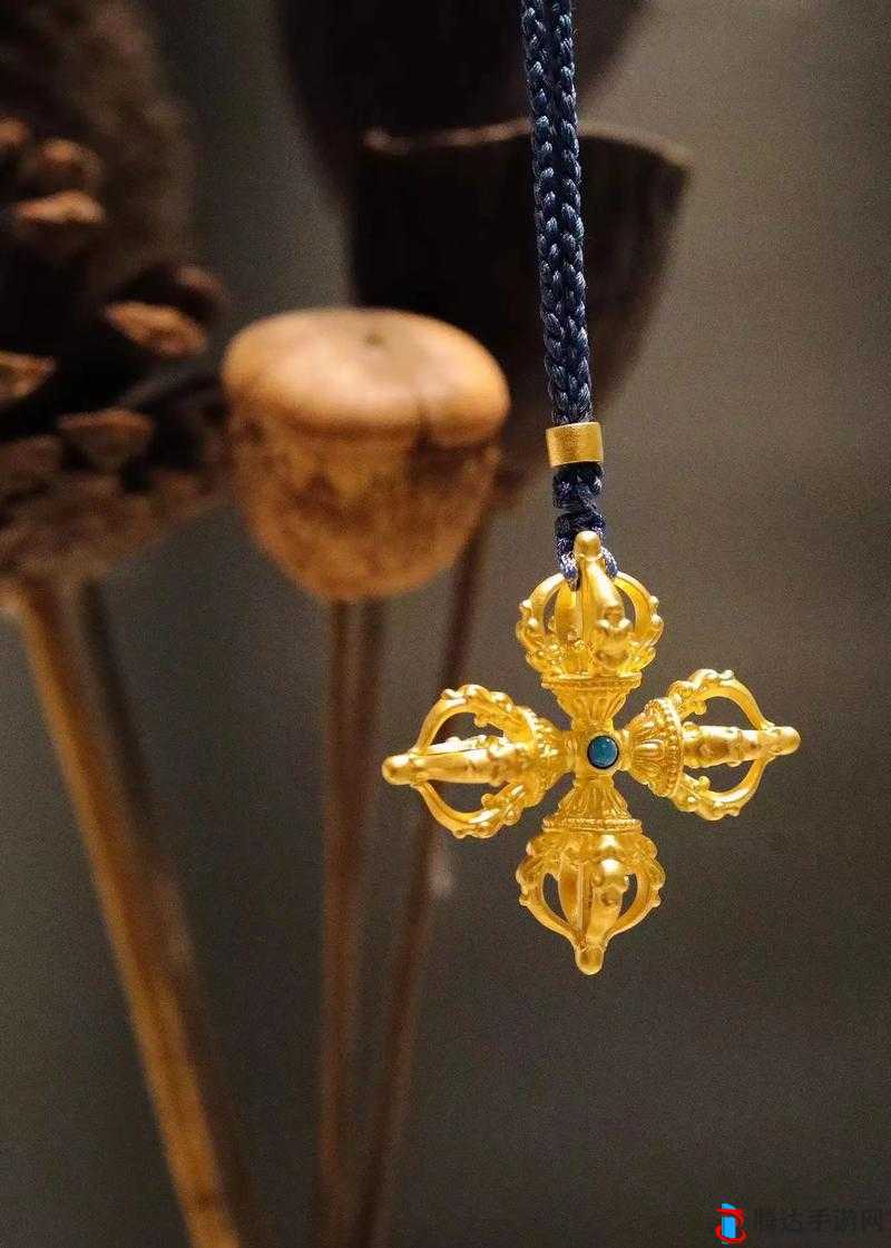 金刚杵进入莲花:神秘而庄严的画面