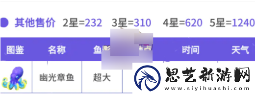 心动小镇幽光章鱼去哪里钓