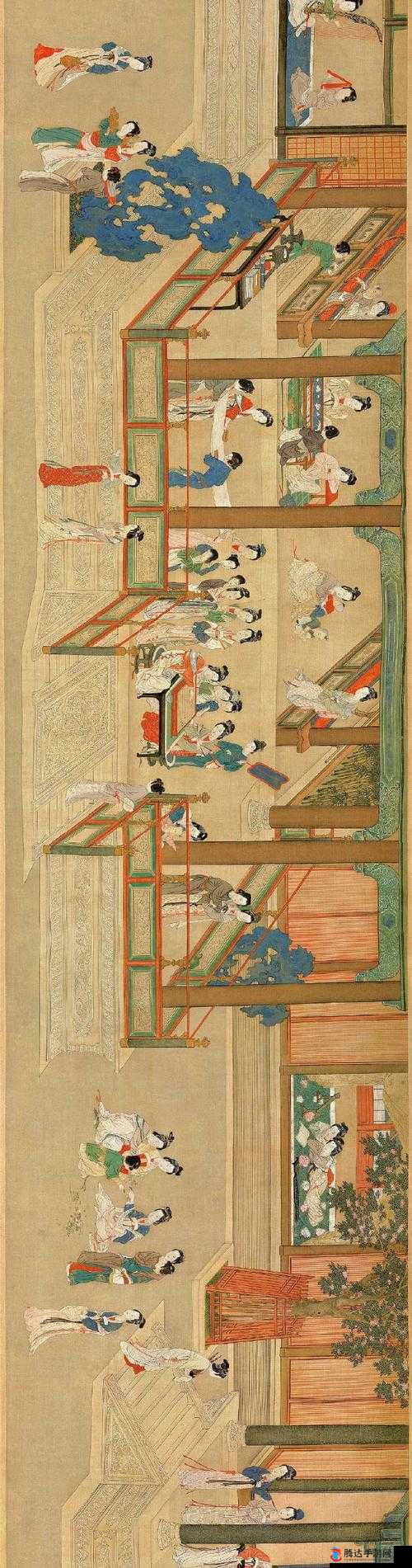 汉宫春晓图展现宫廷生活百态