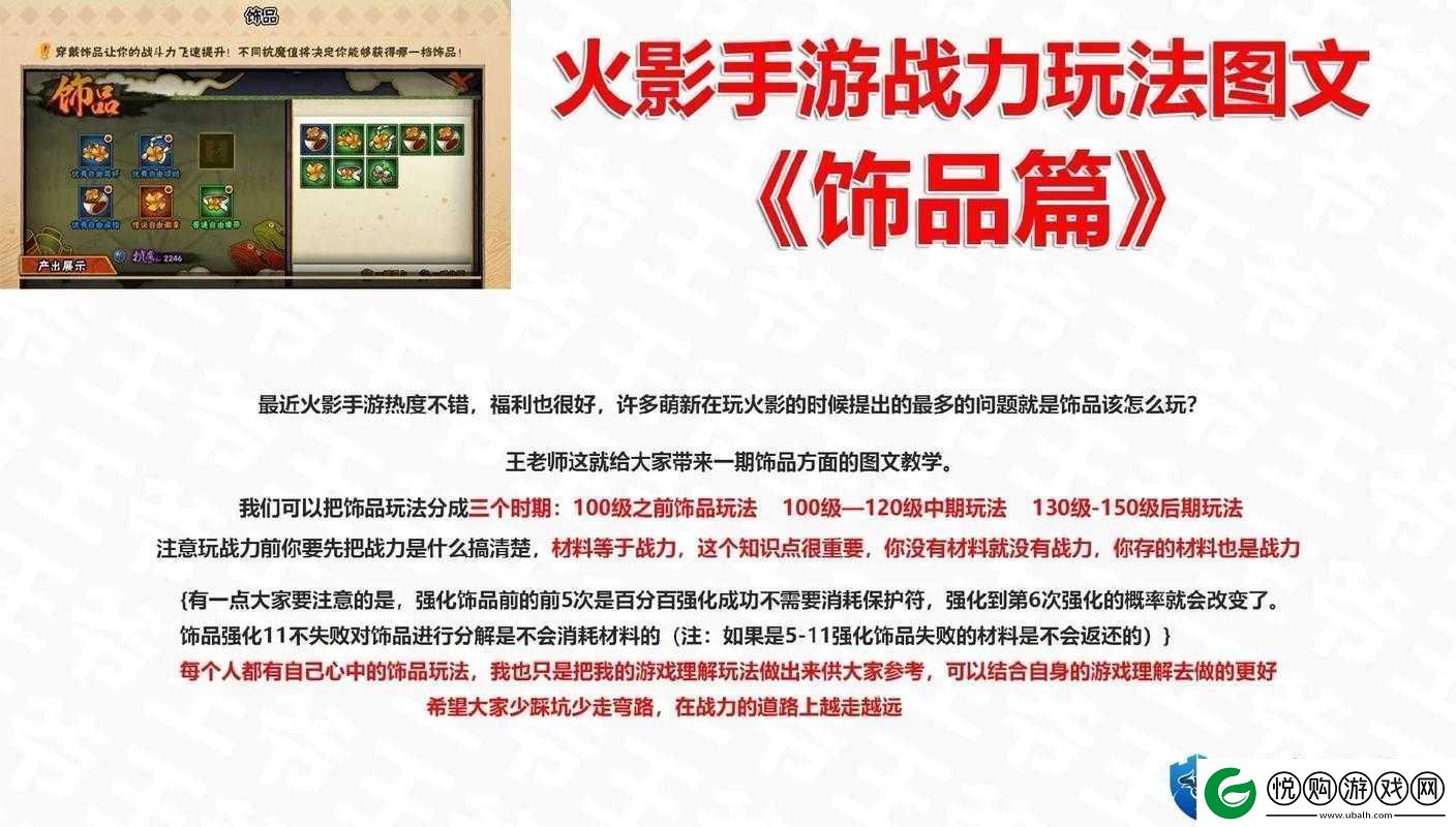 火影忍者OL手游饰品系统深度解析轻松提升实战属性全面掌握攻略技巧