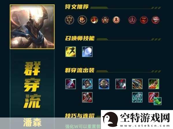 新版潘森出装全攻略