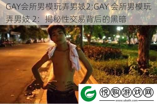GAY会所男模玩弄男妓2;GAY