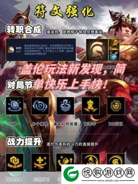 飞升盖伦出装秘籍