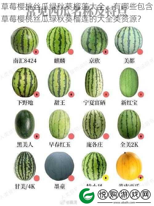 草莓樱桃丝瓜绿秋葵榴莲大全、有哪些包含草莓樱桃丝瓜绿秋葵榴莲的大全类资源