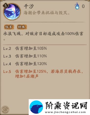 阴阳师千姬技能怎么样