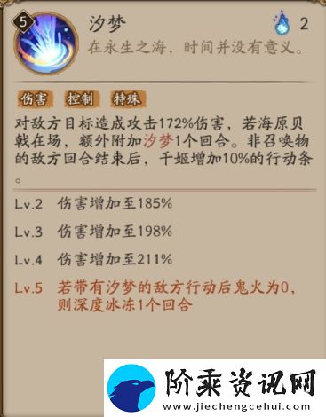 阴阳师千姬技能怎么样