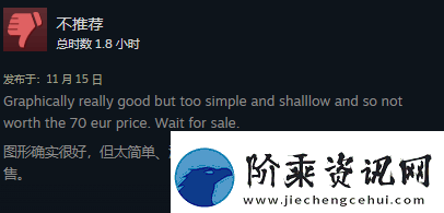 乐高地平线Steam褒贬不一