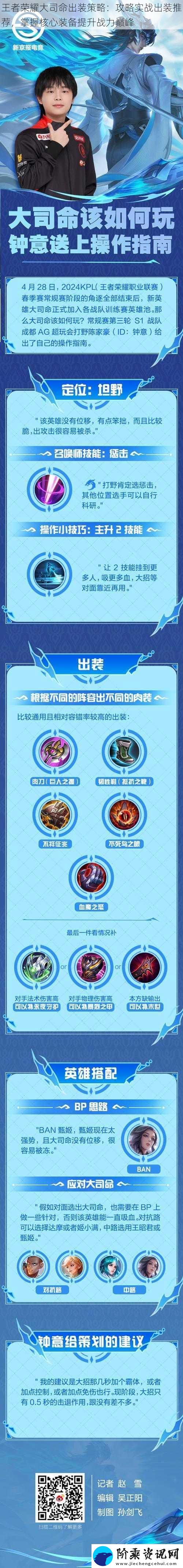 王者荣耀大司命出装策略