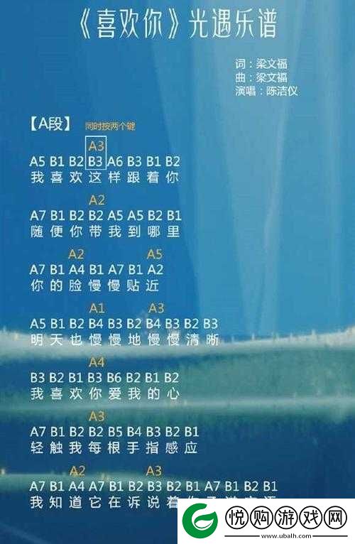 光遇喜欢你，精选琴谱推荐，全面公开数字简谱学习指南