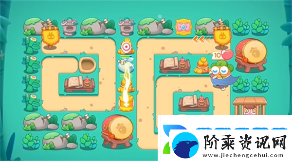 保卫萝卜4秋天的第一杯奶茶第9关图文攻略保卫萝卜4秋天的第一杯奶茶9金萝卜道具全清过关技巧