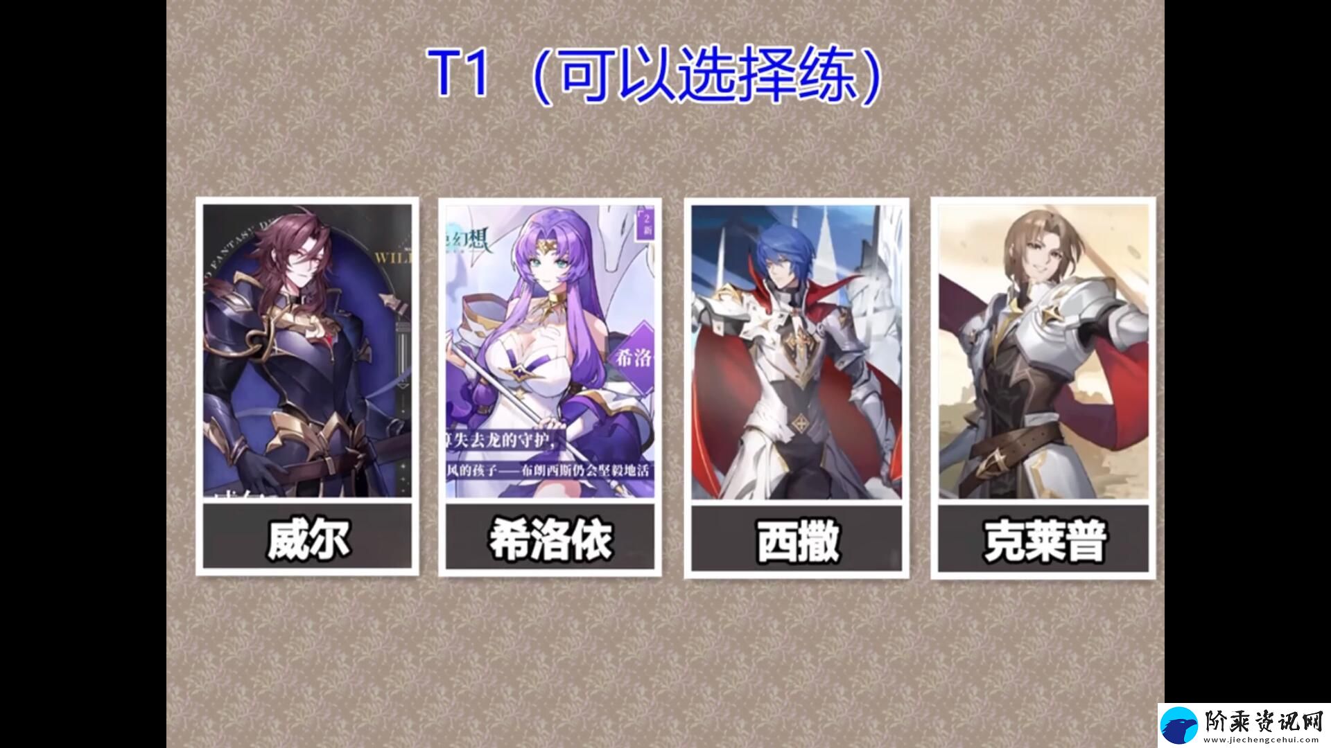 风色幻想命运传说T0角色有哪些