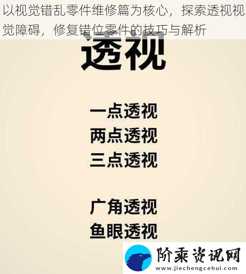 以视觉错乱零件维修篇为核心