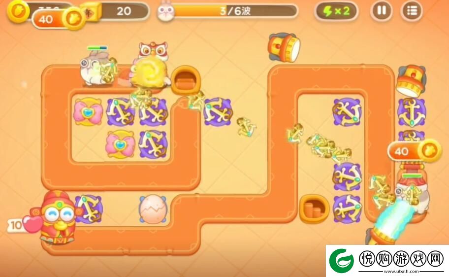 保卫萝卜4新春大集第1关通关攻略