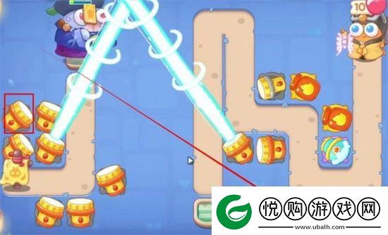 保卫萝卜4阿波道长第3关攻略