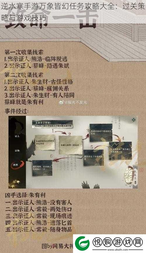 逆水寒手游万象皆幻任务攻略大全