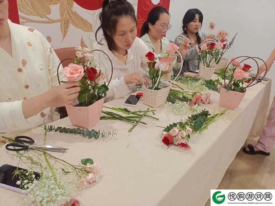手插花芯