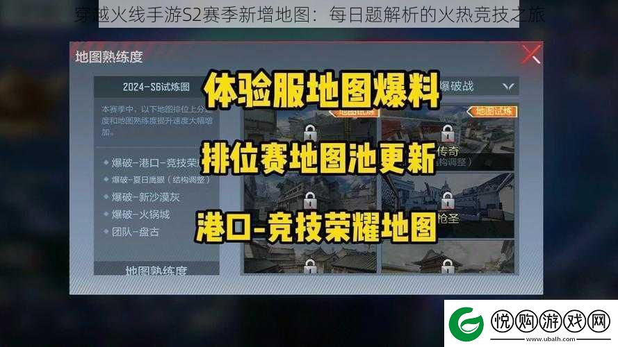 穿越火线手游S2赛季新增地图