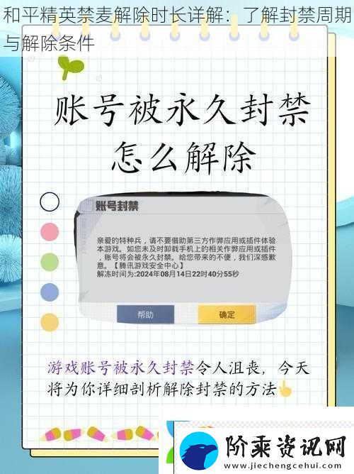 和平精英禁麦解除时长详解
