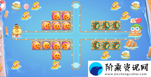 保卫萝卜4暖暖汤泉第10关满星攻略图文一览
