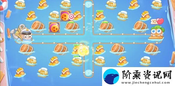 保卫萝卜4暖暖汤泉第10关满星攻略图文一览